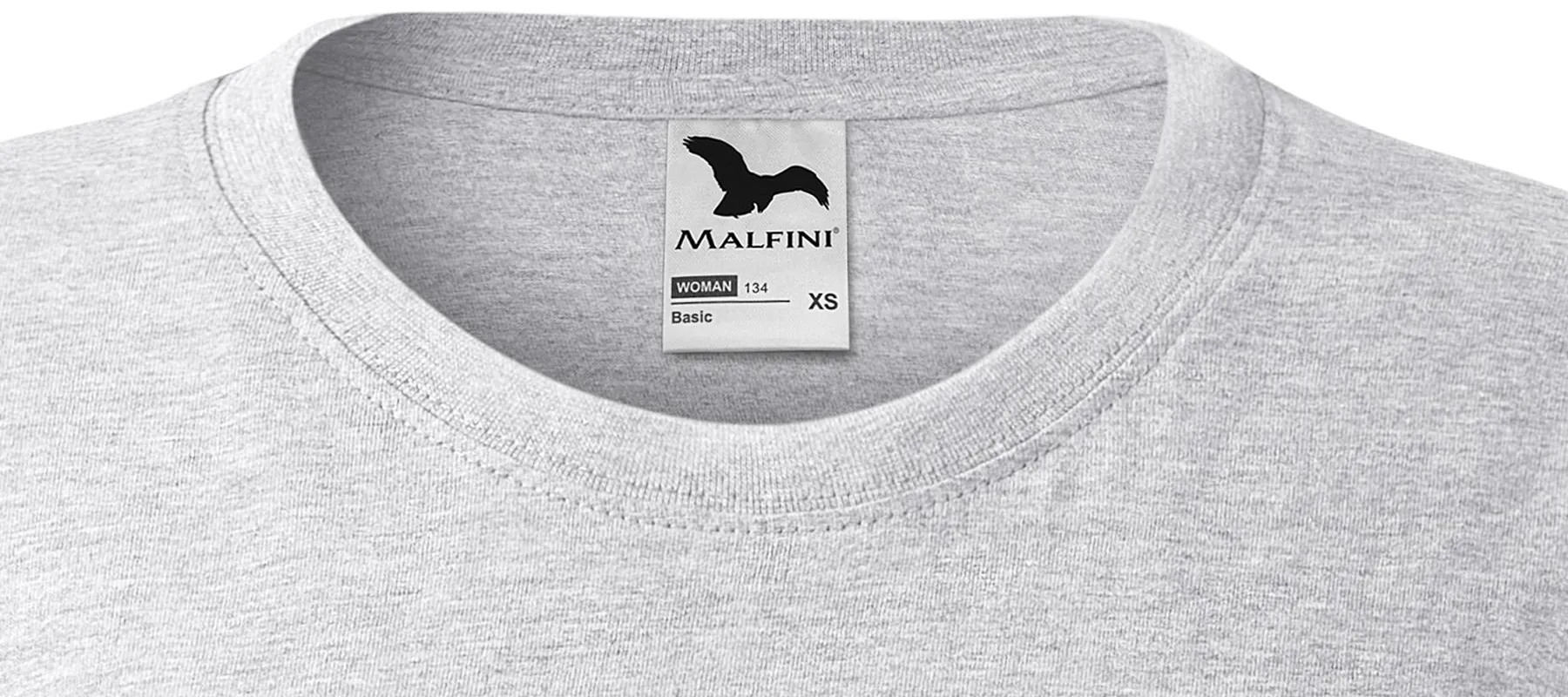Dam enkel T-shirt - Klassisk rund halsringning