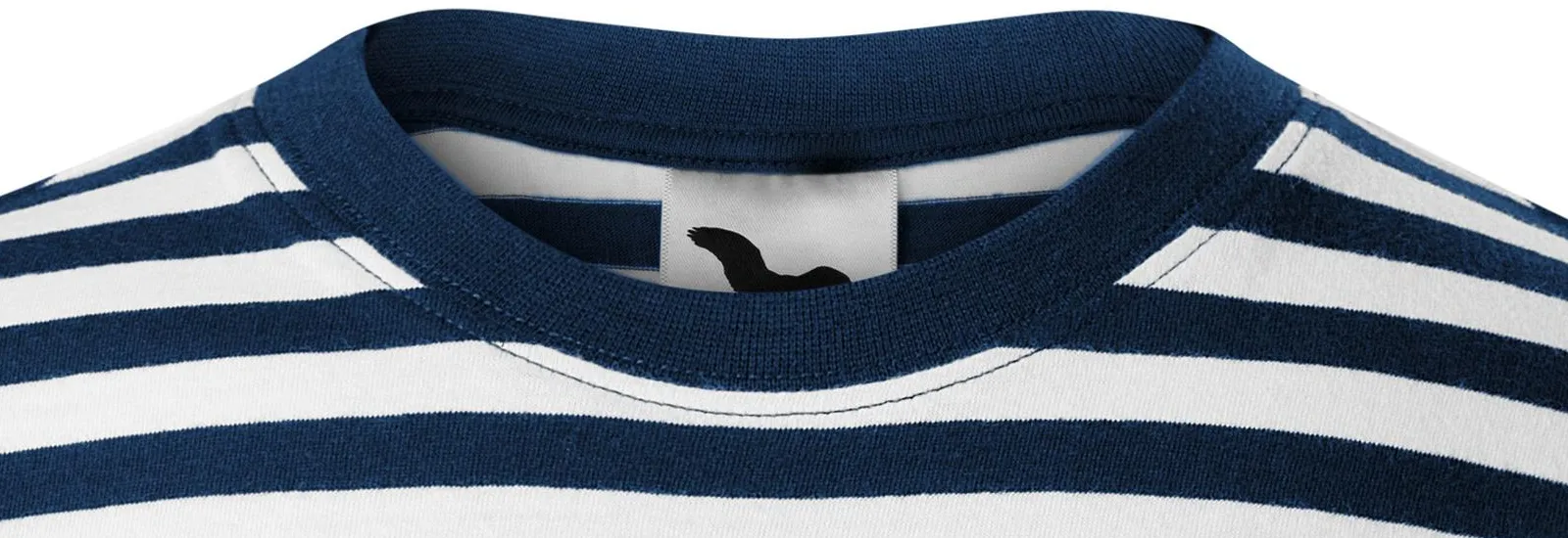 Barn marinblå T-shirt - Klassisk rund halsringning