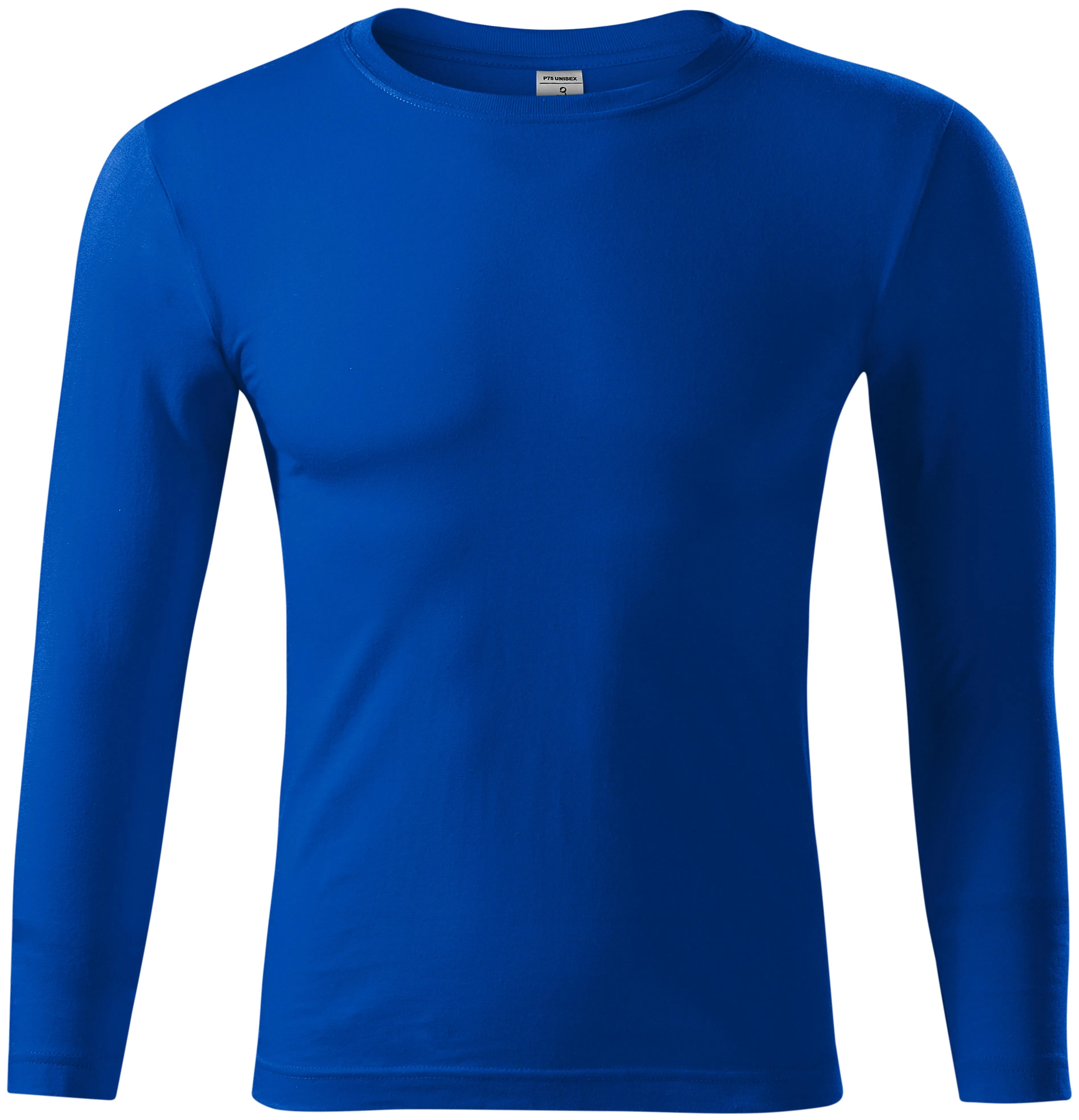 Lätt T-shirt med långa ärmar - Klassisk rund halsringning