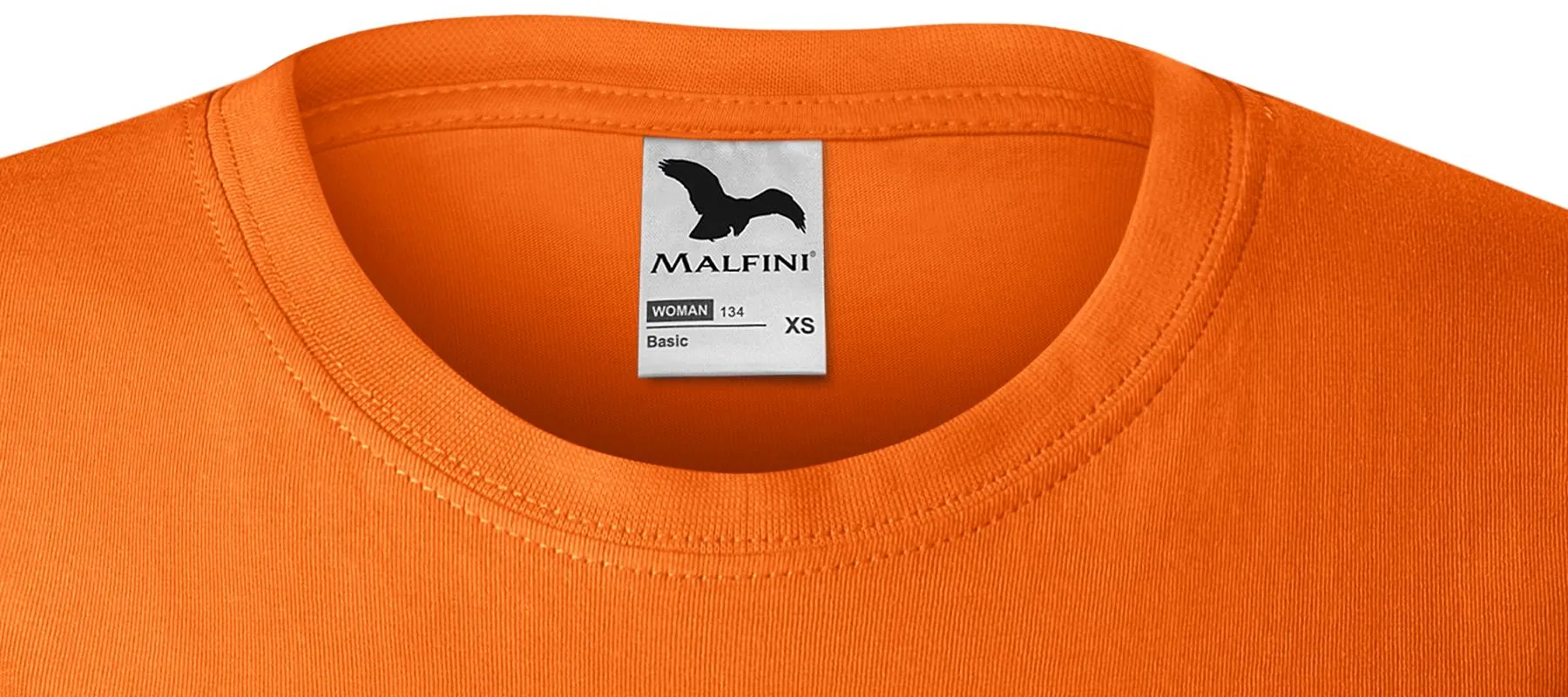 Dam enkel T-shirt - Klassisk rund halsringning