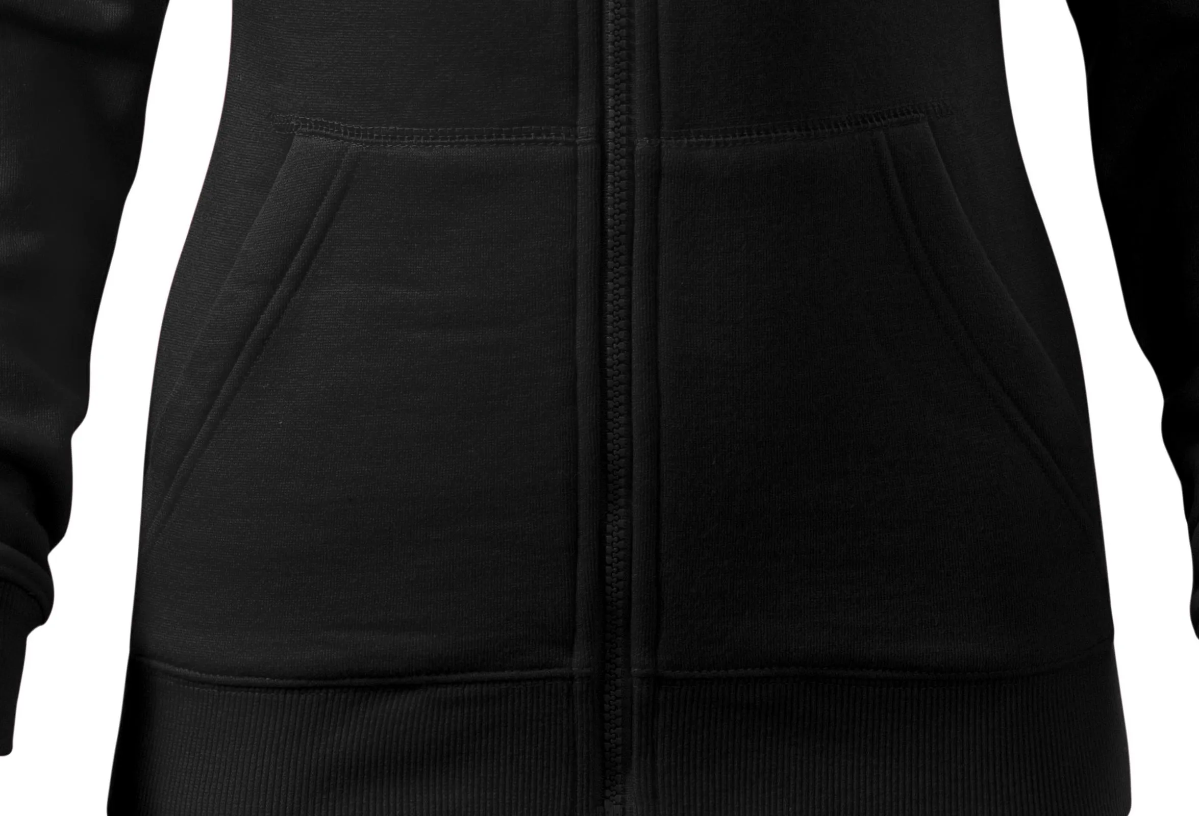 Damtröja med huva - Känguruliknande fickor