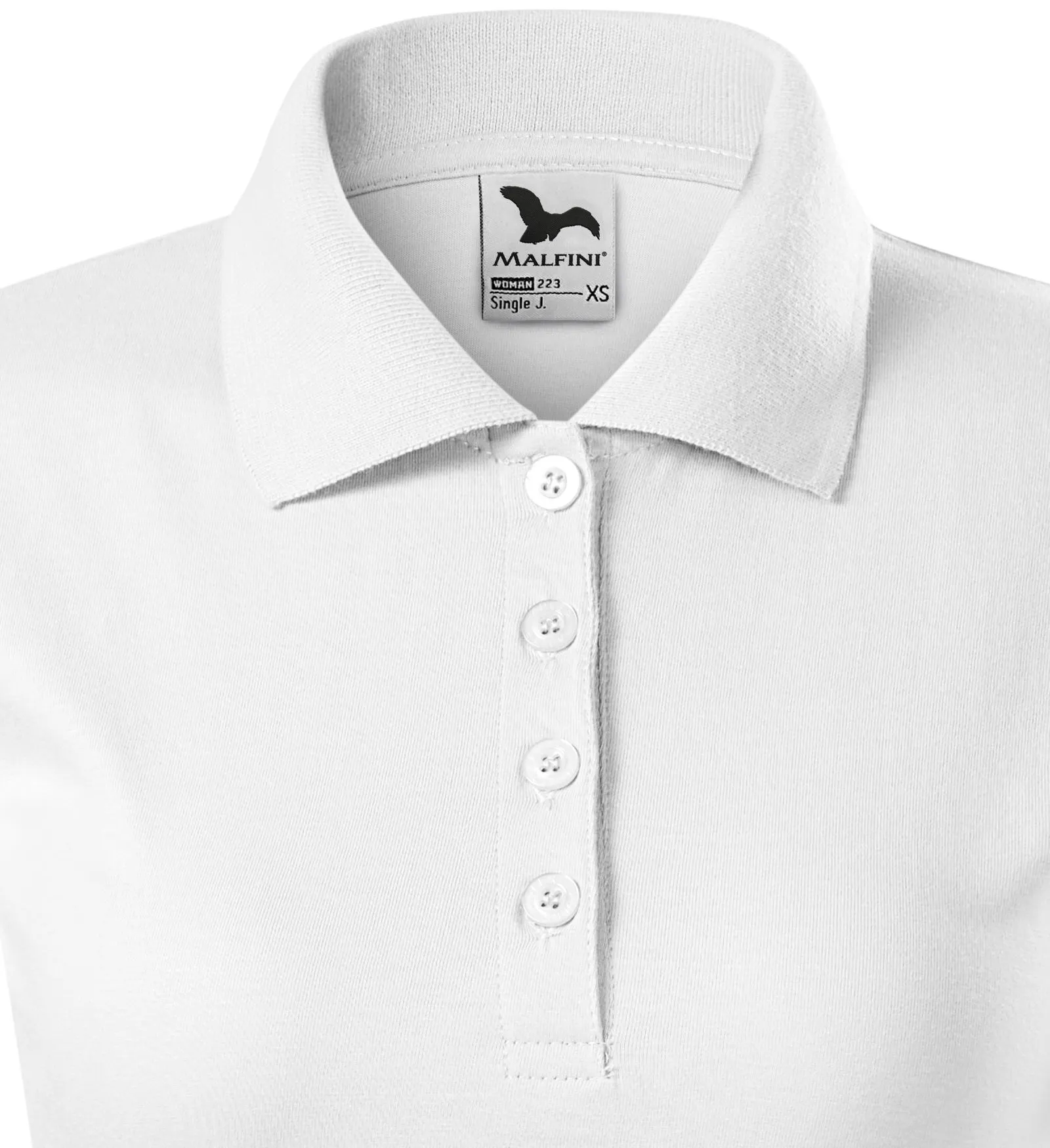 Damtröja med smal passform - 4-knapps knäppning