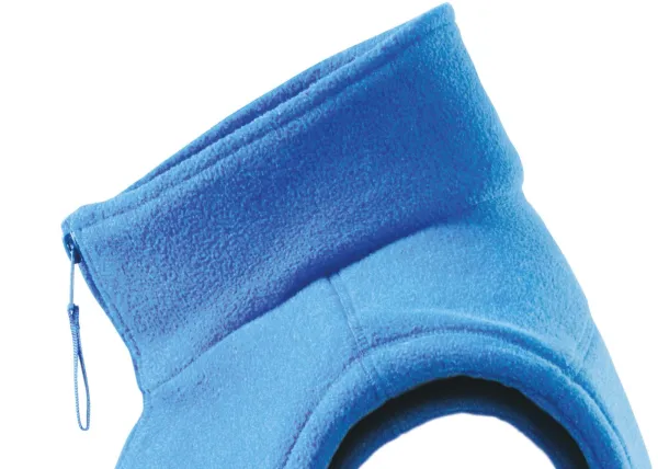 Klassisk fleeceväst - Upphöjd krage för att skydda mot kyla på halsen