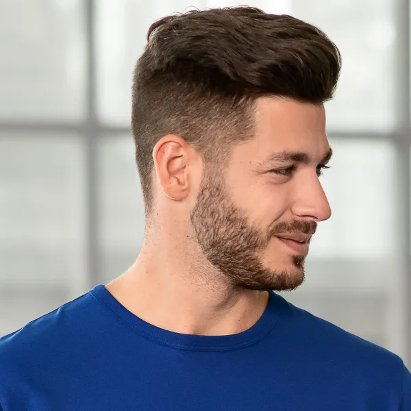 Slitstark herr-T-shirt - Klassisk rund halsringning