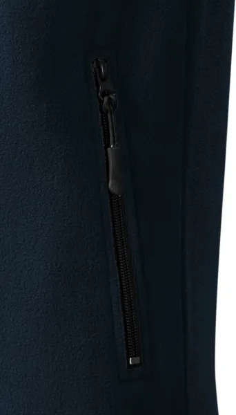 Fleece kontrastväst - Praktiska fickor med dragkedja