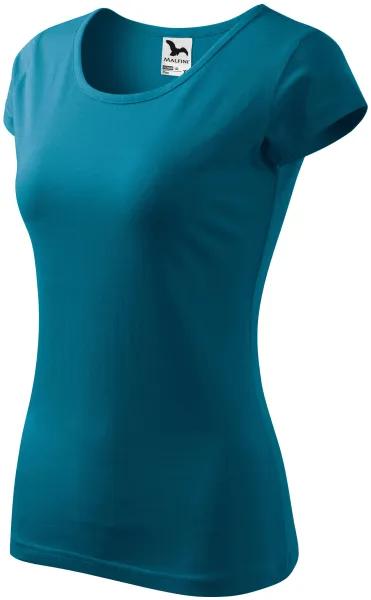 T-shirt dam med mycket korta ärmar - T-shirt till vardags för kvinnor
