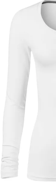 T-shirt dam med långa ärmar och djupare urringning - Klassiska långa ärmar