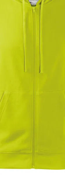 Herrtröja med huva - Dragkedja i tröjans färg