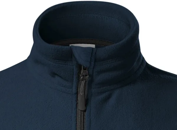 Dam fleece kontrastjacka - Dragkedja upp till hakan