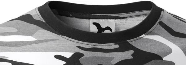 Kamouflage T-shirt - Klassisk rund halsringning