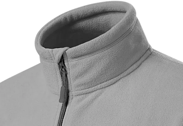 Fleece kontrastjacka för män - Upphöjd krage för att skydda mot kyla på halsen