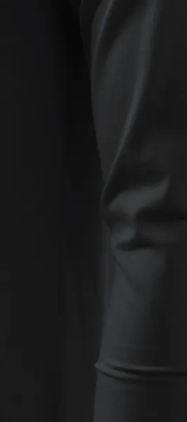 Långärmad polotröja för män - Klipp med sidosömmar