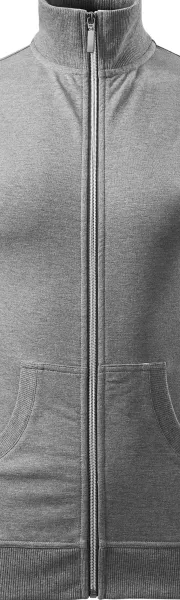 Damtröja utan huva - Metalldragkedja