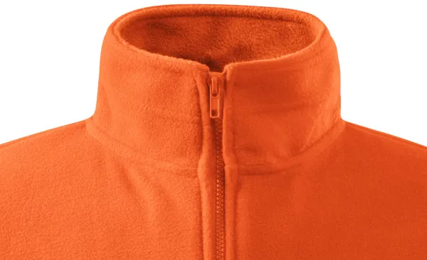 Fleecejacka för män - Dragkedja upp till hakan