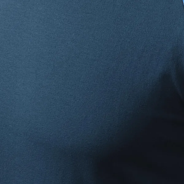 Kontrast-T-shirt för män med långa ärmar - 100% bomull för maximal komfort