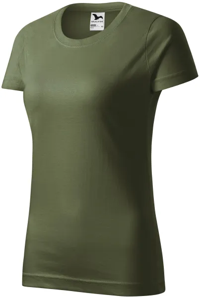 Dam enkel T-shirt - T-shirt i bomull för kvinnor för varje dag