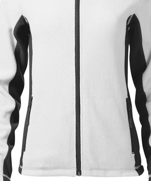 Dam fleece kontrastjacka - Lätt avsmalnande skärning