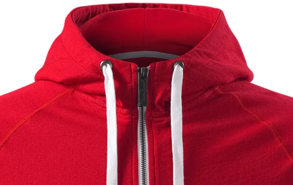 Kontrasttröja för män med huva - Huva med dragsko