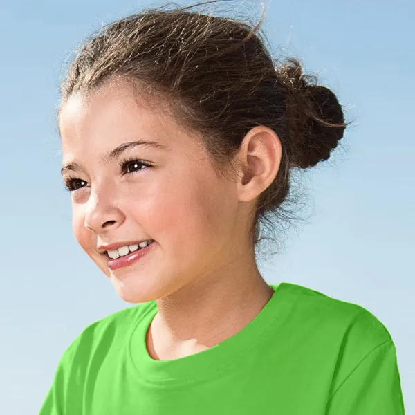 Barnens lätta T-shirt - Klassisk rund halsringning