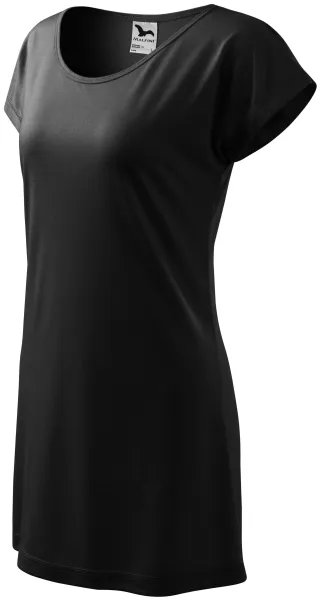 Dam lång T-shirt / klänning - Lösa damklänningar för sommaren