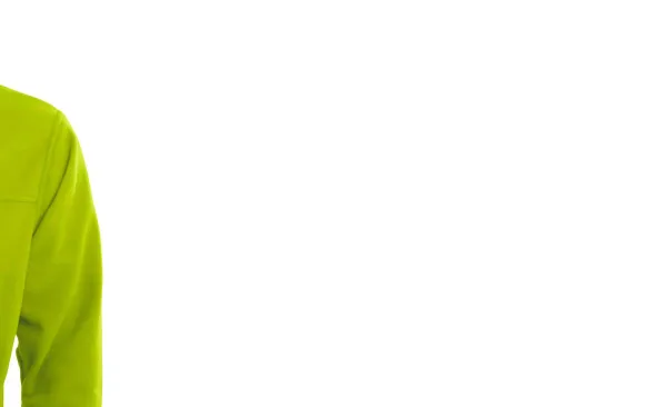 Fleecejacka för män - Dragkedja upp till hakan