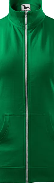 Damtröja utan huva - Metalldragkedja