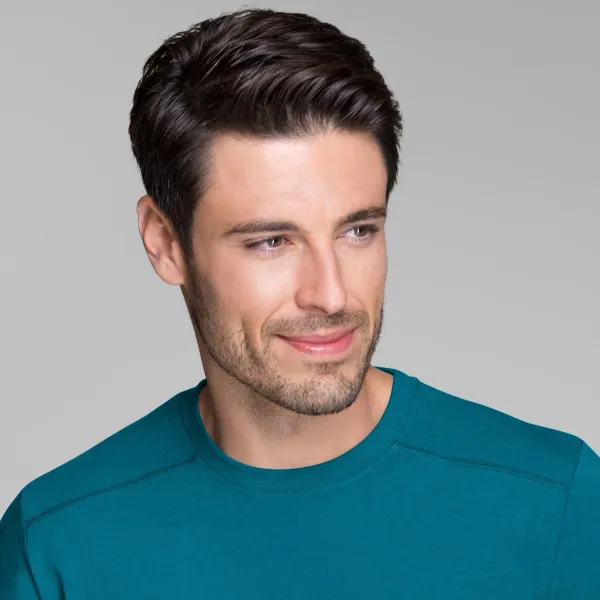 T-shirt herr dekorerad - Klassisk rund halsringning