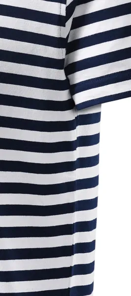 Marinblå T-shirt - Klipp med sidsömmar