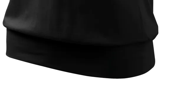 Damer trendig T-shirt - Bred nederkant på skjortan