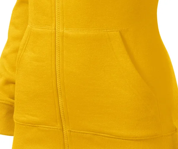 Damtröja med huva - Känguruliknande fickor