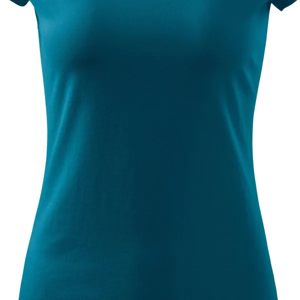 T-shirt dam med mycket korta ärmar - Lätt avsmalnande snitt