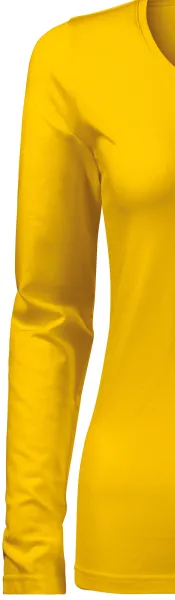 T-shirt med lång passform för damer med långa ärmar - Klassiska långa ärmar