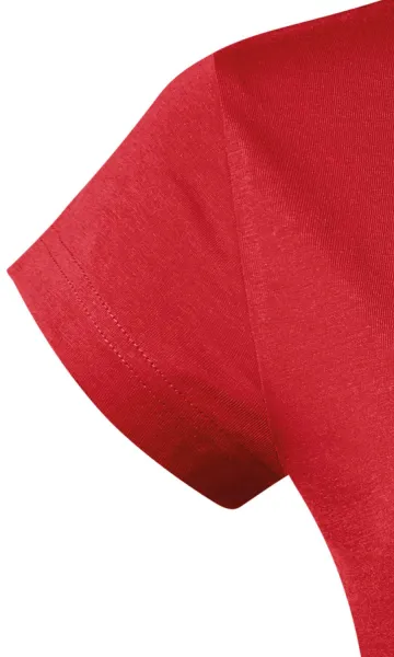 T-shirt med smal passform för damer med rund halsringning - Korta ärmar