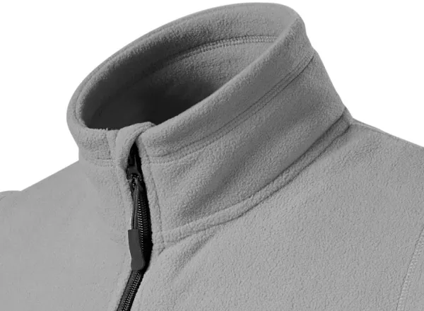 Fleece kontrastväst - Upphöjd krage för att skydda mot kyla på halsen