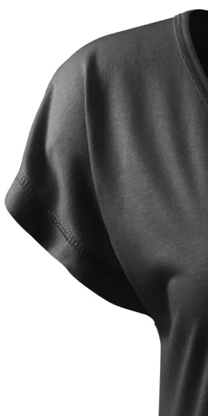 Dam lång T-shirt / klänning - Korta kimonoärmar