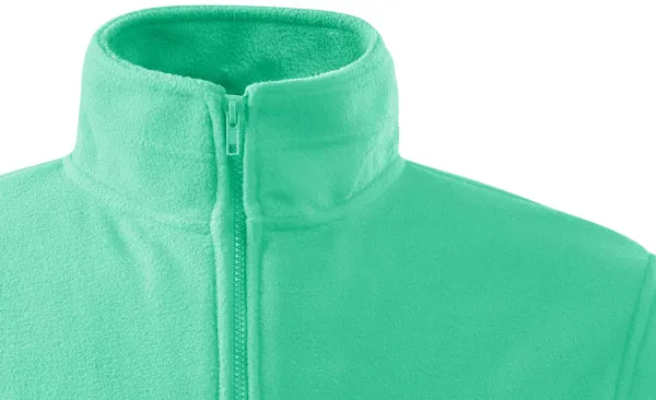 Fleecejacka för män - Dragkedja upp till hakan