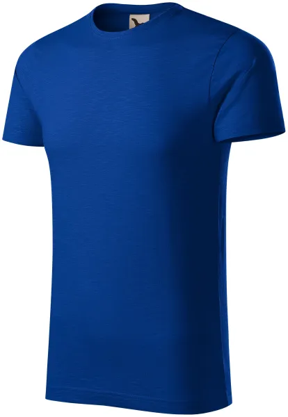 Herr-T-shirt, texturerad ekologisk bomull - Vardags-T-shirt för män