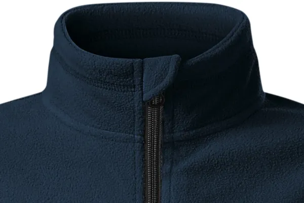 Barn fleece kontrastjacka - Dragkedja upp till hakan