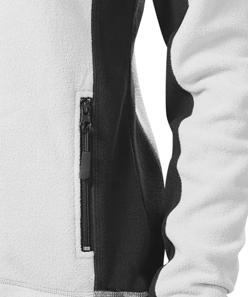 Dam fleece kontrastjacka - Praktiska fickor med dragkedja