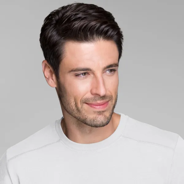 T-shirt herr dekorerad - Klassisk rund halsringning