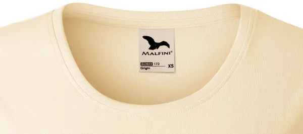 T-shirt för ekologisk bomull för kvinnor - Klassisk rund halsringning
