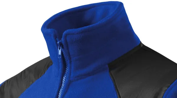 Sport jacka - Upphöjd krage för att skydda mot kyla på halsen