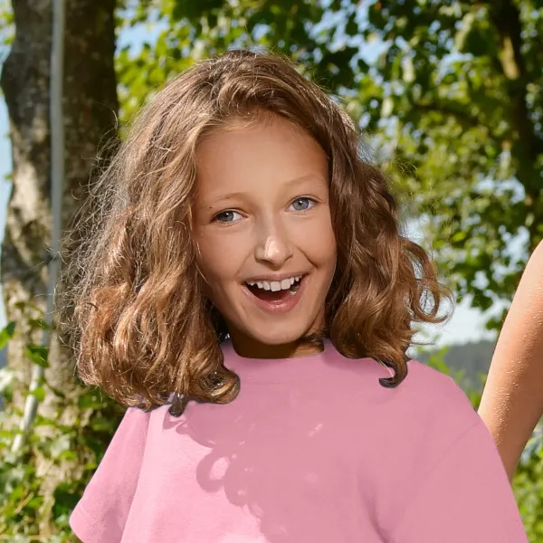 Barns enkla T-shirt - Klassisk rund halsringning
