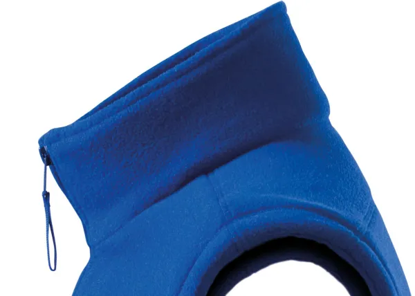 Klassisk fleeceväst - Upphöjd krage för att skydda mot kyla på halsen