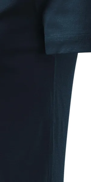 Elegant merceriserad polotröja för män - Klipp med sidosömmar