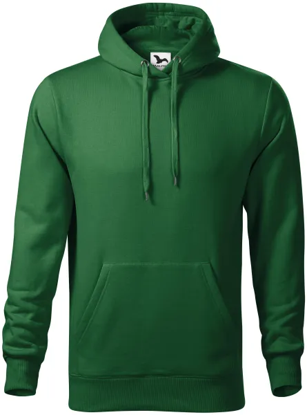 Herrtröja med huva utan dragkedja - Lös passform med sidosömmar