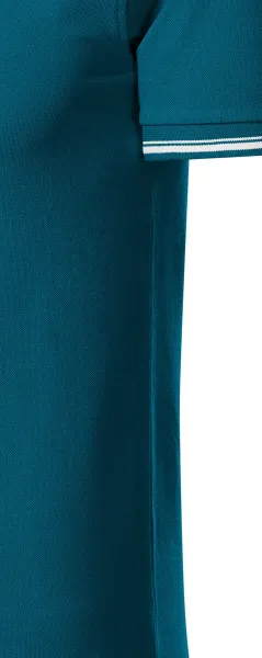 Kontrastpikétröja för män - Klipp med sidsömmar