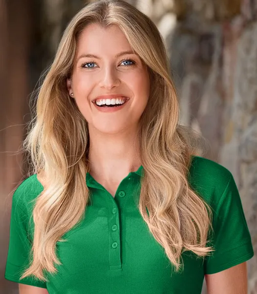 Damer elegant polotröja - 5-knappsfäste