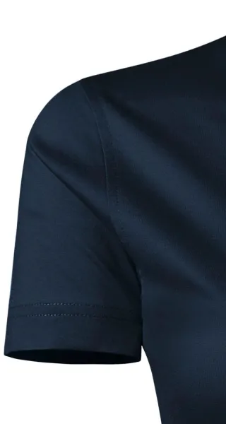 Damer elegant merceriserad polotröja - Klassiska korta ärmar