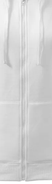 Damtröja med huva - Dragkedja i tröjans färg